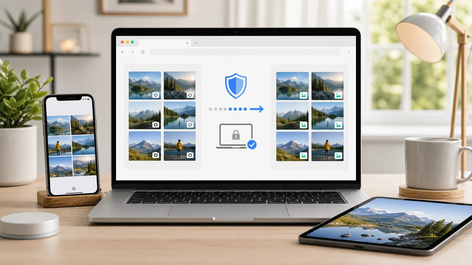 HEIC to JPG Converter converting iPhone HEIC photos to compatible JPG and PNG files locally in the browser