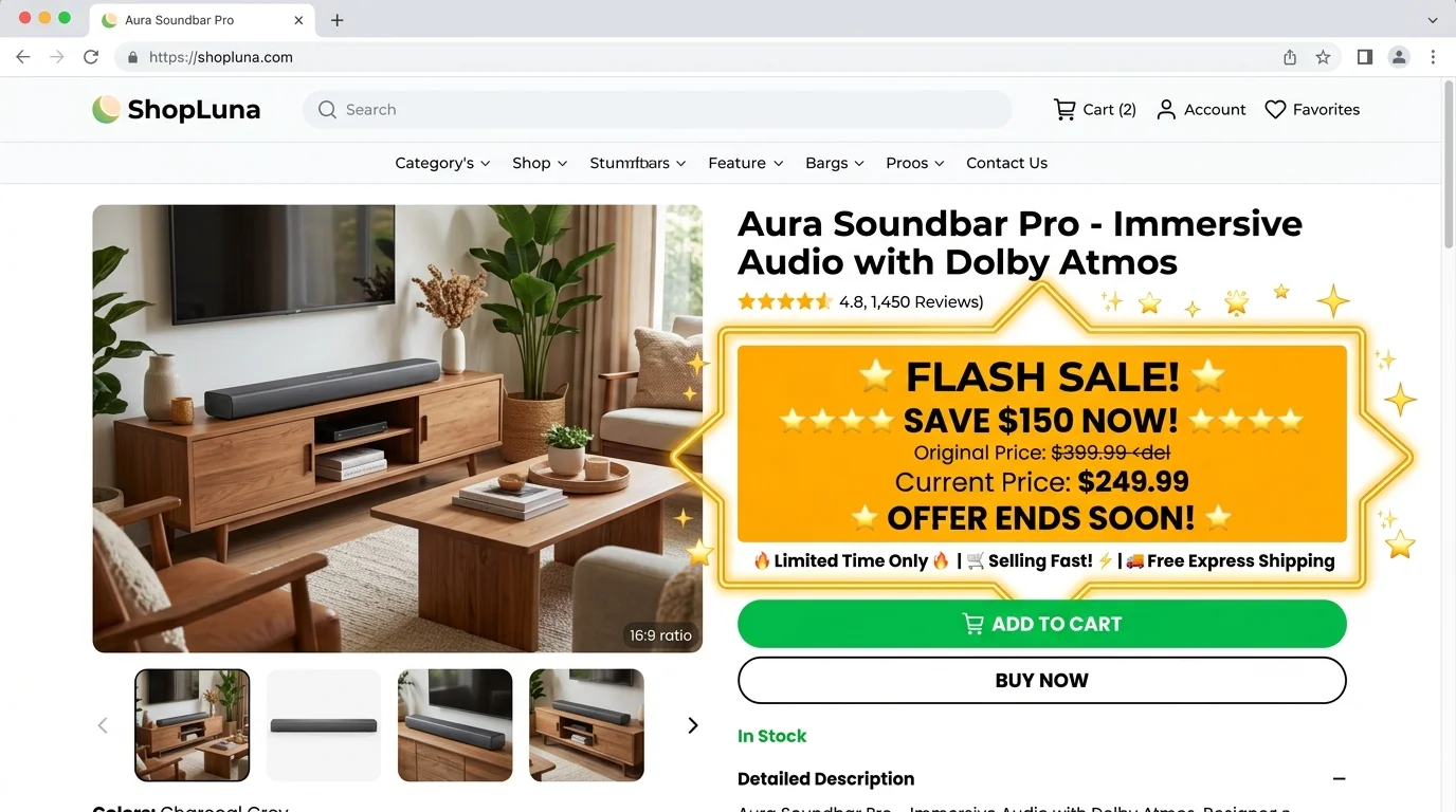 营销人员使用花字生成器用特殊Unicode符号装饰商品列表文字
